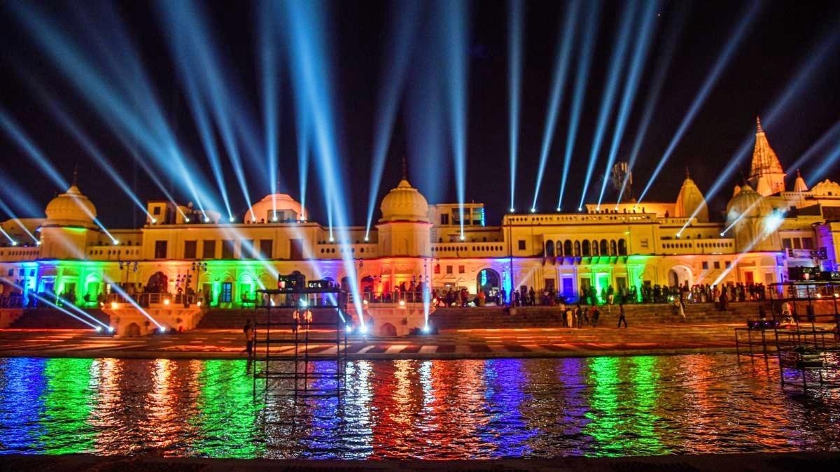 Saryu River Ghat Evening Aarti Ayodhya